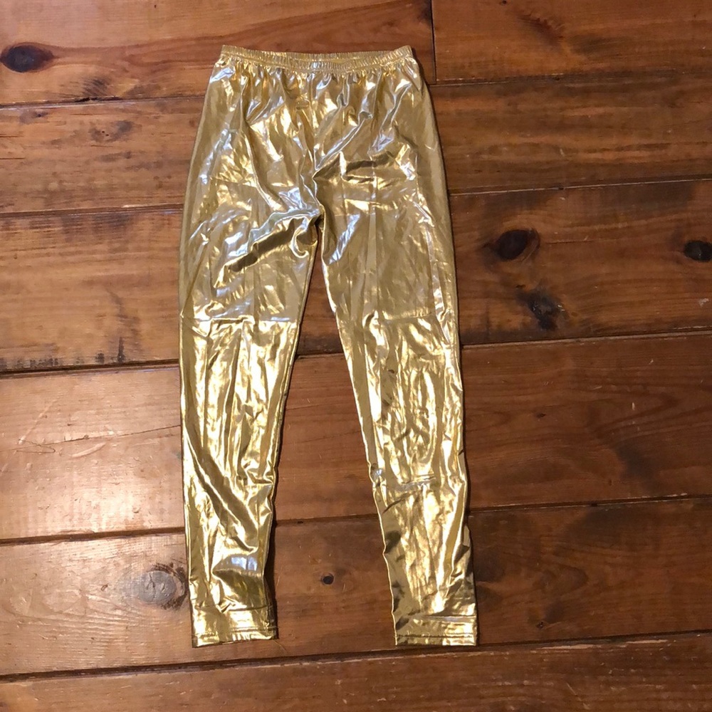 Gold costume pants